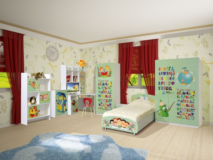 Детско модулно обзавеждане Мулти Алфабет